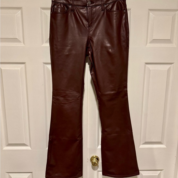 Banana Republic Maroon Low-Rise Bootcut Pants - Women’s 29 (Size 8) - Picture 1 of 6